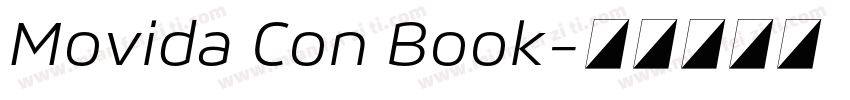 Movida Con Book字体转换